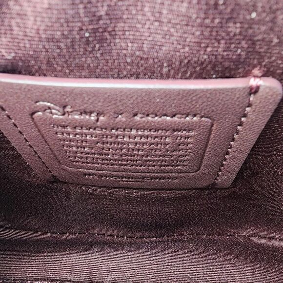 NWT Coach CN042 Disney X Coach Corner Zip Trio With Mickey Mouse Faces B… - Picture 3 of 7